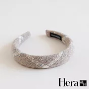 【Hera赫拉】復古小香風格紋寬邊髮箍 H112022104 米色