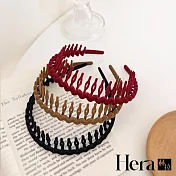 【Hera赫拉】波浪絲絨防滑髮箍 H112030704 黑色
