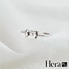 【Hera赫拉】精鍍銀時尚輕奢蝴蝶結戒指 H112111502 白金色