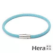 【Hera 赫拉】韓版潮流簡約運動男女編織磁扣手鍊/手繩-4色 淺藍