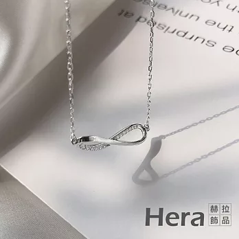 【Hera 赫拉】氣質冷淡風水鑽鎖骨練 #H100331B 白色