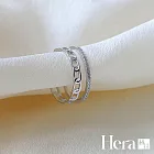 【Hera 赫拉】理智派生活同款可調節開口戒指-4款  H11008133 雙層鍊條