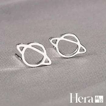 【Hera 赫拉】時尚星球創意耳釘 H111042503 銀