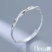【Hera 赫拉】莫比烏絲纏繞閃砂精鍍銀手觸 H111120708 銀色