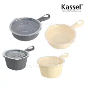 韓國kassel韓國製小家庭可微波冷凍晚餐餐碗保鮮盒組-四入組(保鮮盒/便當盒)