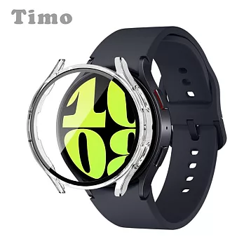 【Timo】三星SAMSUNG Galaxy Watch6 40mm專用 一體全包式手錶保護殼 透明