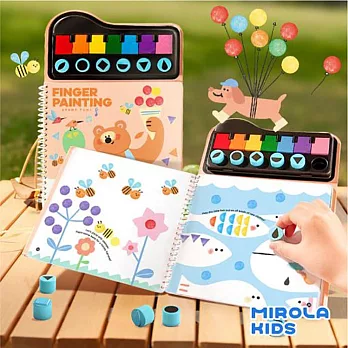 【Mirola Kids 原創美玩】指印畫套裝(含顏料)-印章款MK95652