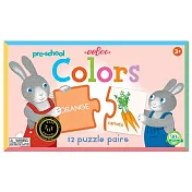 eeBoo 學齡前配對拼圖 - Pre-school Colors Puzzle Pairs (認識顏色)