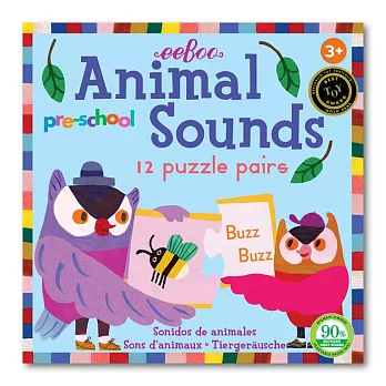 eeBoo 學齡前配對遊戲 - Preschool Animal Sounds Puzzle Pairs (動物叫聲配對遊戲)