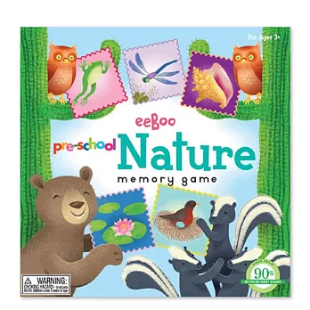 eeBoo 學齡前記憶遊戲 -  Pre-School Nature Memory Game (大自然款)