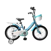 【KJB APACHE】16吋兒童男女輔助輪腳踏車(輔助輪單車 學習車 童車 全配 輕量 潮流 高品質保證/U305) 藍色