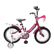 【KJB APACHE】16吋兒童男女輔助輪腳踏車(輔助輪單車 學習車 童車 全配 輕量 潮流 高品質保證/U305) 紫色