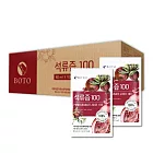 BOTO韓國原裝進口紅石榴汁一箱80mlx100包