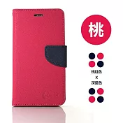 紅米Note 13 Pro 5G /POCO X6 玩色系列 磁扣側掀(立架式)皮套 桃色