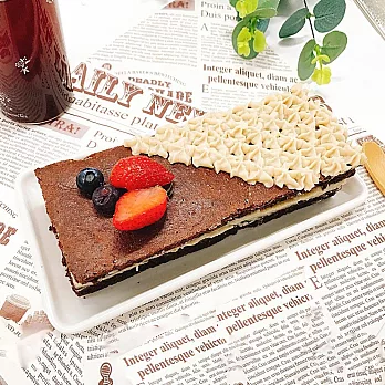 樂活e棧-母親節蛋糕-水果長條巧克力蛋糕-6吋1顆(限卡 低澱粉 手作蛋糕)