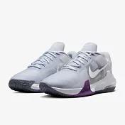 NIKE AIR MAX IMPACT 4男籃球鞋-白紫-DM1124010 US8 白色