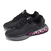 Nike 休閒鞋 Air Max Dn GS 大童 女鞋 黑 桃紅 緩衝 氣墊 厚底 增高 運動鞋 FB8987-008