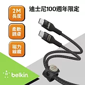 Belkin USB-C to USB-C 編織傳輸線(2M)-迪士尼系列 (漫威)
