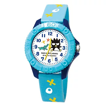 DF童趣館 - 迪士尼/漫威/三麗鷗系列防潑水雙色殼兒童手錶-多款可選 A款-酷企鵝
