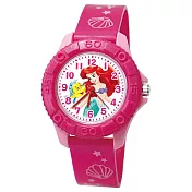 DF童趣館 - 迪士尼/漫威/三麗鷗系列防潑水雙色殼兒童手錶-多款可選 B款-小美人魚