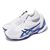 Asics 網球鞋 Solution Speed FF 3 男鞋 白 藍 法網配色 回彈 抓地 運動鞋 亞瑟士 1041A438100