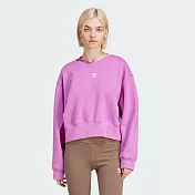 ADIDAS SWEATSHIRT 女圓領套頭衫-粉-IR5975 S 粉紅色