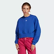 ADIDAS SWEATSHIRT 女圓領套頭衫-藍-IA6501 XL 藍色
