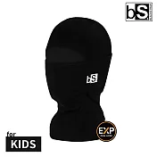 BlackStrap Kids Exp Hood Balaclava-S 童素色雙層保暖多功能頭套 Black/黑