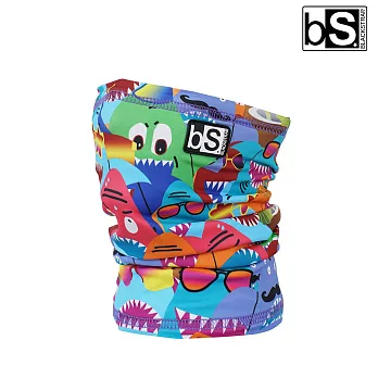BlackStrap Kids Tube-P 童印花雙層多功能頭巾 Friends Sharks/鯊魚-彩色