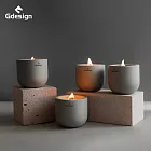Gdesign 香氛蠟燭 簡約灰泥系 175g (四款質感香氣) 橙花之水