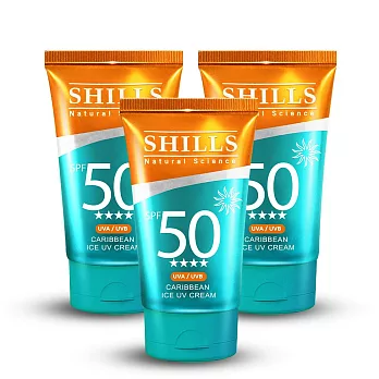 【SHILLS 舒兒絲】很耐曬水感超清爽美容液防曬凝乳SPF50+PA++++3入