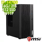 MSI PRO DP180 i7-14700/16G/2TB+512G SSD/W11P