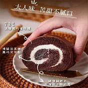 [法布甜] 巧克力生乳捲蛋糕2入(含運) 5/6-5/8出貨