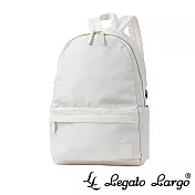 Legato Largo 休閒簡約防潑水後背包 Regular size- 象牙白