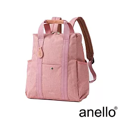 anello BERRY 2WAY 簡約高雅 防潑水筆電後背包─ 粉紅