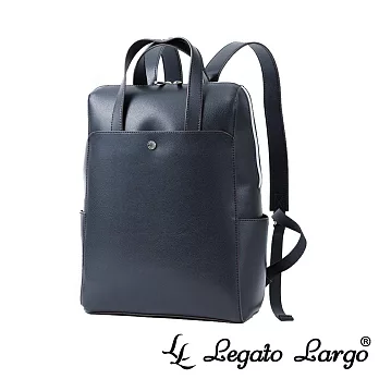Legato Largo 驚異的輕量化 小法式簡約百搭 13吋筆電後背包- 黑色