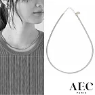 AEC PARIS 巴黎品牌 細緻蛇鍊 簡約銀色蛇紋項鍊 CHAIN NECKLACE SIGMA