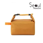 Seoul house 可折疊大容量保溫保冷袋-便當袋  橘黃