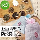 【麗紳和春堂】馬鞭草防蚊除臭包(70gx2包/袋)x5袋