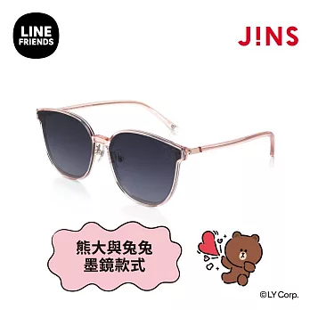 JINS｜LINE FRIENDS系列墨鏡-熊大與兔兔款式(URF-24S-042) EC限定淡粉