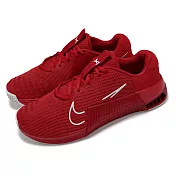 Nike 訓練鞋 Metcon 9 男鞋 紅 銀 健身 舉重 穩定 運動鞋 DZ2617-600