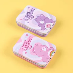 彩虹熊 Care Bears 彩色鐵盒 造型貼紙60入 咕卡 裝飾 愛心熊 護理熊 粉色熊
