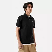 The North Face M S/S LOGO POLO - AP 男短袖POLO-黑-NF0A87UXJK3 3XL 黑色