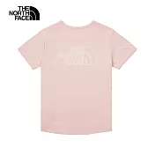 The North Face W SUN CHASE LOGO SS TEE - AP 女短袖上衣-粉-NF0A87VNLK6 XL 粉紅色