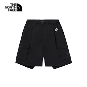 The North Face W CAMP UTILITY SHORT - AP 女短褲-黑-NF0A87YKJK3 4 黑色