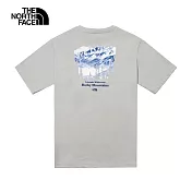The North Face M PWL ROCKY MOUNTAIN SS TEE - AP 男短袖上衣-灰-NF0A88GKA0M L 灰色