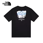 The North Face M PWL ROCKY MOUNTAIN SS TEE - AP 男短袖上衣-黑-NF0A88GKJK3 L 黑色