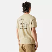The North Face U MFO CAMPING GRAPHIC S/S TEE - AP 男女短袖上衣-卡其-NF0A8AUV3X4 L 卡其