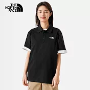 The North Face M MFO S/S COTTON POLO - AP 男女短袖POLO-黑-NF0A8AV3JK3 M 黑色