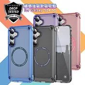 CITY 膚感強磁款磁吸殼 for Samsung Galaxy S24 透紫